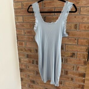 H&M size large blue dress